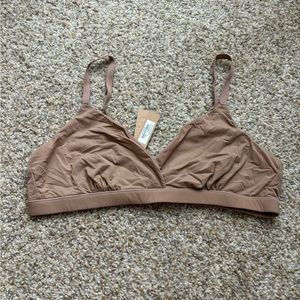 Skims fits everybody crossover bralette-Garnet